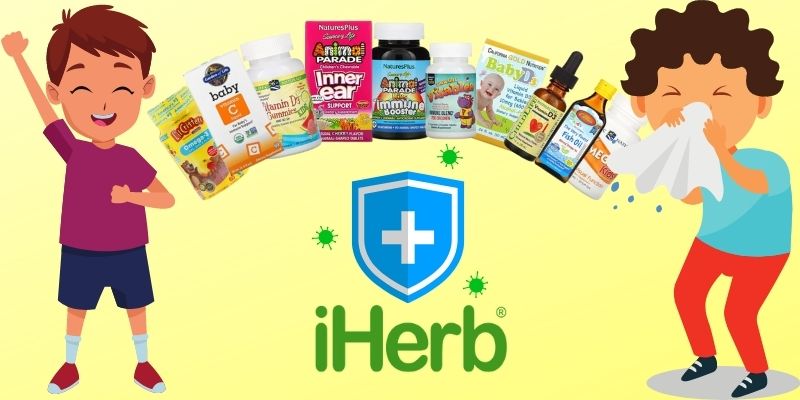 Топ витаминов и добавок для детского иммунитета на iHerb